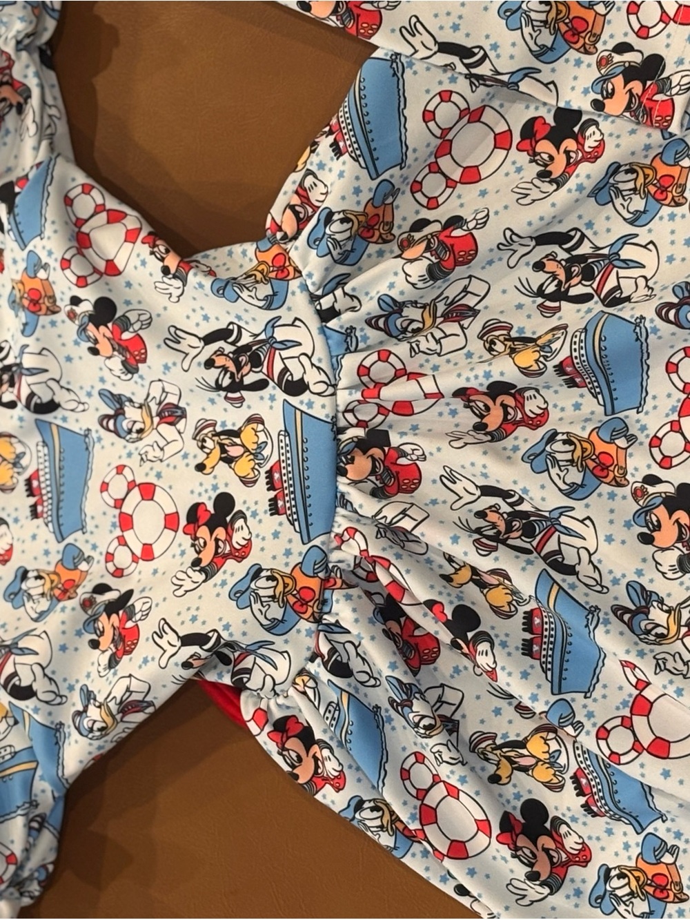 Toddler Disney set sail cruise dress and shorts